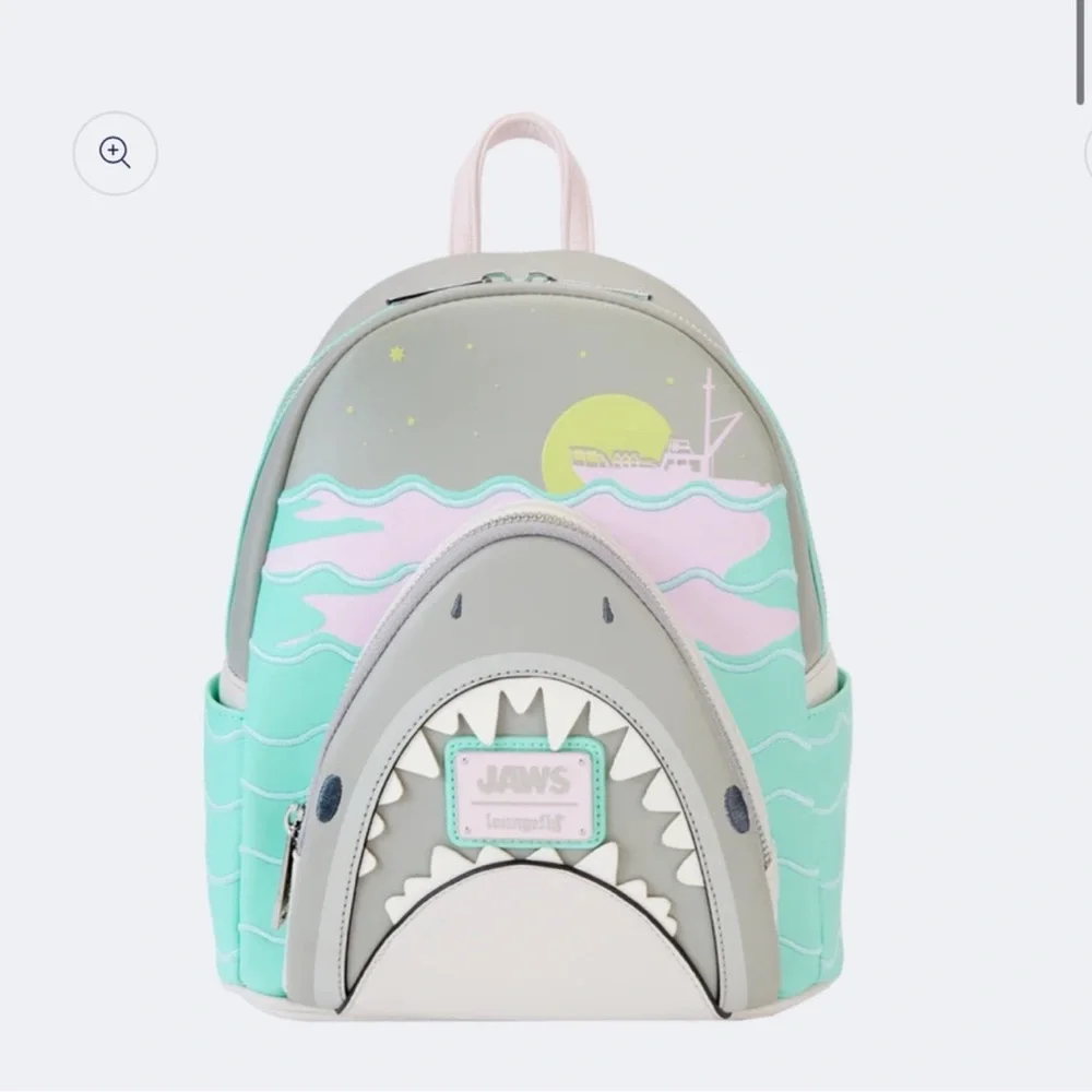 Loungefly Jaws Glow-in-the-Dark Mini Backpack